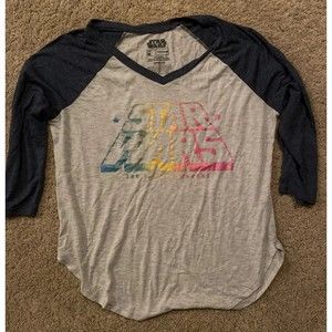 Womens Star Wars 3/4 Length Sleeves T Shirt | Size Medium | Good Condition
